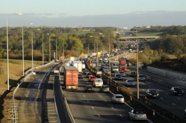Parallel widening of the carriageway