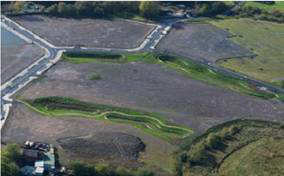 arial view of site